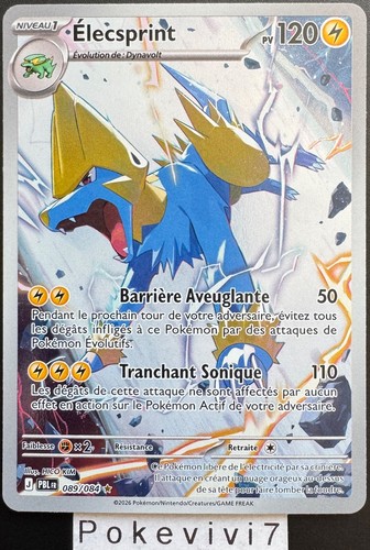 Carte pokemon elecsprint - carte,