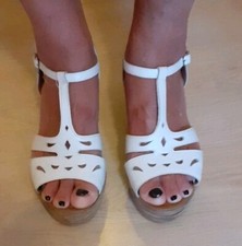 Scarpe Donna Sandali  N39 Con Zeppa Piazza Di Spagna Usate Buone Condizioni