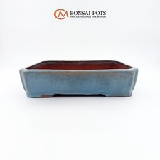 Vaso bonsai artigianale rettangolare in gres 25,5 CM - Handmade Bonsai Pot