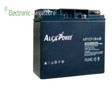 Batteria ermetica ricaricabile 12V Volt 18Ah al piombo ideale x pannello solare