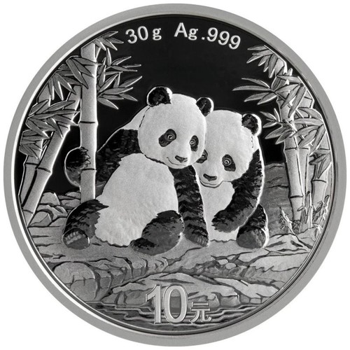 Gramm silber china panda - 30,