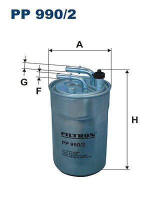 Pp990 filtro carburante - pp990/2,