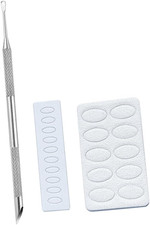 3 Pezzi Kit Spingi Cuticole in Acciaio Inossidabile Spingi Cuticole 100/180 Gran