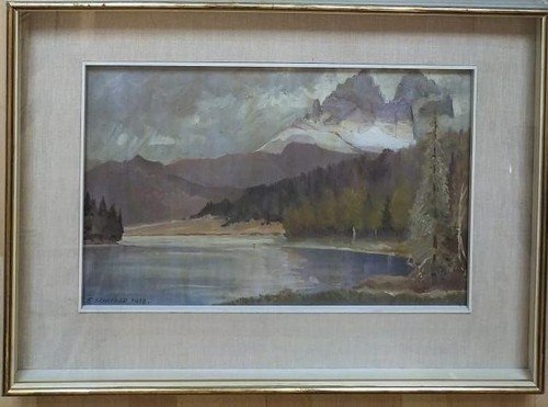 Lago misurina con tre - lago,