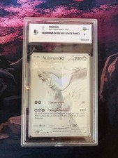 Reshiram ex (WHT 173/086) ITA ?? Mint Plus Graad 9.5 Fuoco Bianco White Flare