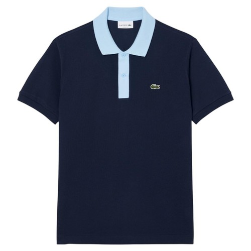 Polo lacoste collo contrasto - collo,