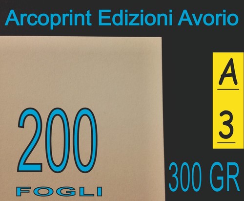 200 fogli cartoncino - avorio, x