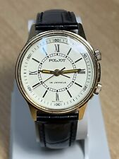 OROLOGIO MECCANICO  CARICA MANUALE POLJOT CON SVEGLIARINO PERFETTAMENTE FUNZIONA