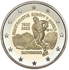 SLOVACCHIA  2 € EURO 2025  "