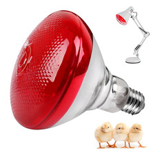 Lampada Infrarossi Riscaldante Da 150 W per Pollai E Animali, Lampada Termostati