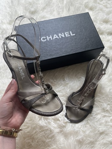 Sandali con tacco chanel - tacco,