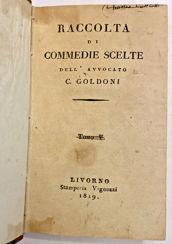 Raccolta commedie c - di,