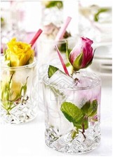 BICCHIERI 6 PEZZI CRISTALLO LUXION OPERA REALE CRISTALLERIA ITALIANA