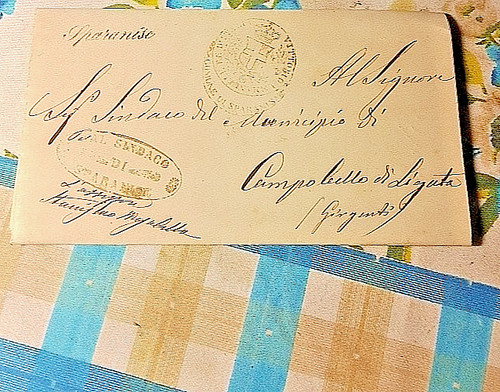 Piego franchigia 1873 dal - franchigia,