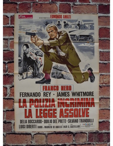 Manifesto polizia incrimina - polizia,