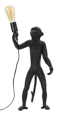 Lampada tavolo scimmia nera - da,