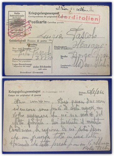 Wwii italia 1944 imi - wwii, card