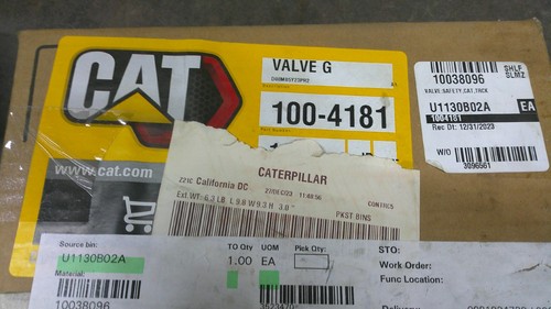 Valvola 1004181 caterpillar - valvola, g