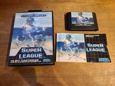 SUPER LEAGUE SEGA MEGA DRIVE COMPLETO VERS MULTI ITA