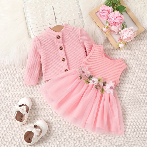 Abito tulle fiori bambina - , +