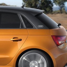 Adesivo logo AUDI sline A1 A3 A4 A5 Q2 Q3 Q5 Q7 TT auto tuning stickers ARGENTO 