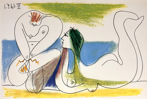 Disegno pablo picasso sur la - disegno,
