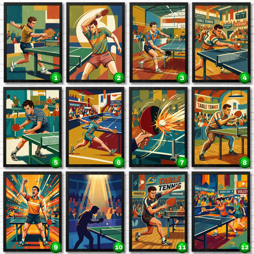 Poster affiche ping pong - poster,