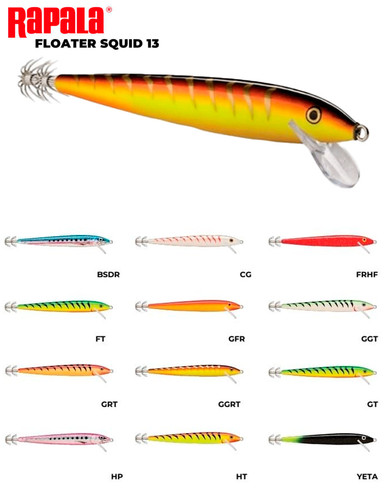 Squid calamari rapala 130 - calamari,