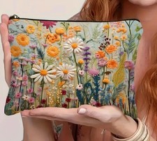 Pochette donna floreale 3D