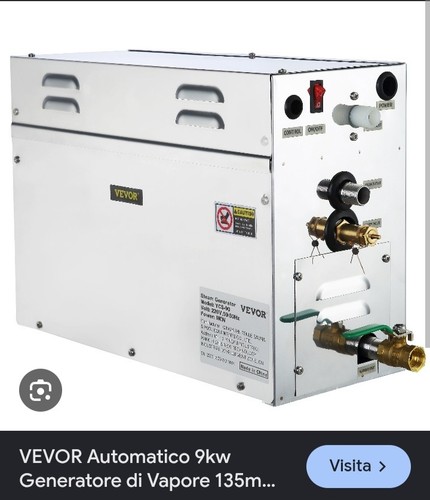 Vevor generatore vapore 9 - generatore, di