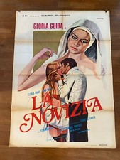 E, Manifesto ,2F,poster,LA NOVIZIA Gloria Guida 1975 Biagetti Stander sexy