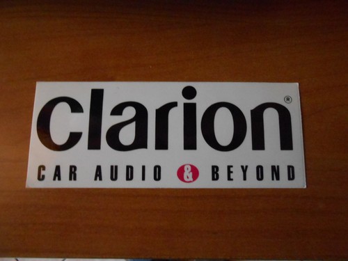 Adesivo sticker clarion - adesivo, sticker-clarion-car