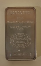 lingotto argento 999 100