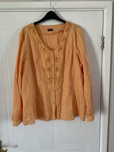 Camicia blusa lino vintage