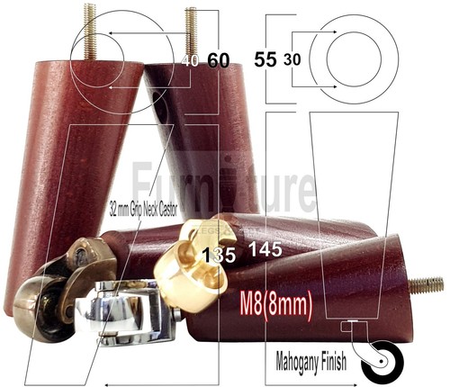 Gambe per sedia - sedia, 2x