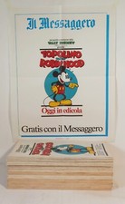 IL MESSAGGERO presenta TOPOLINO 1/104 + poster pubblicitario edicole 1989 !!