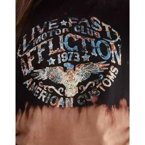 Felpa donna affliction rusted - donna,