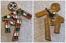Distintivo calcio ⚽ ITALIA 90❗badge WORLD CUP❗pin mascotte CIAO❗spilla BERTONI❗ 