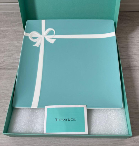 Piatto scatola blu tiffany - piatto,