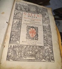 GALENI OPERA SEXTA IVNTARVM Editione.1586