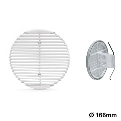Griglia ventilazione 166 - Ø,