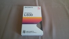 Rara SONY L-830 DYNAMICRON Videocassetta BETAMAX Giacenza NUOVA SIGILLATA Tape 