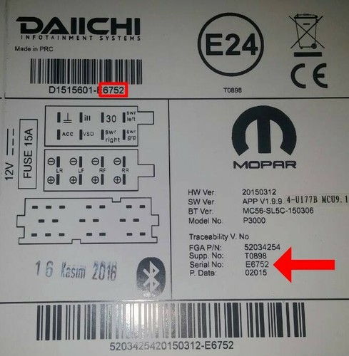 Sblocco codice radio fiat - radio,