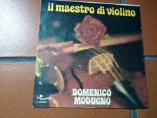 7" ONLY SLEEVE SOLO COPERTINA DOMENICO MODUGNO  IL MAESTRO DI VIOLINO EX+