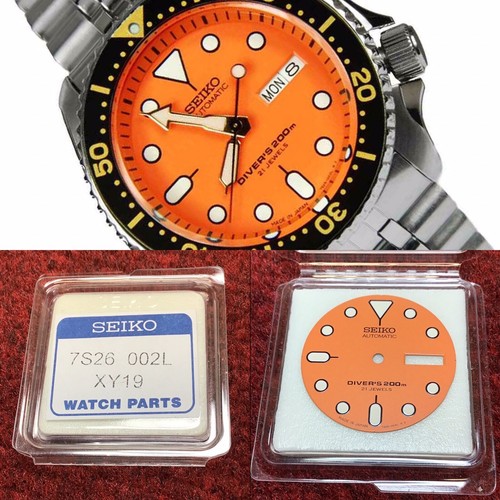 Genuine seiko orange dial - genuine,