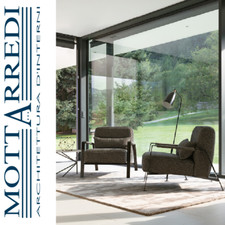 Poltrona in tessuto con