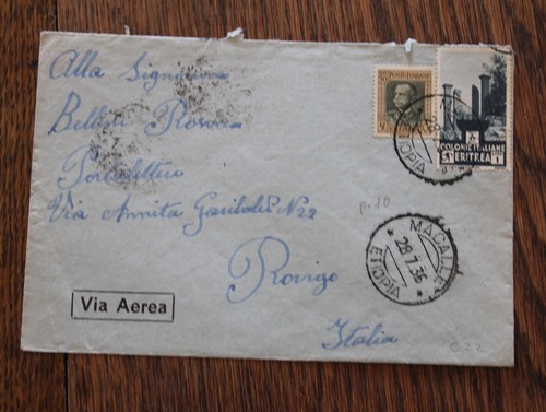 1936 etiopia posta aerea - posta,