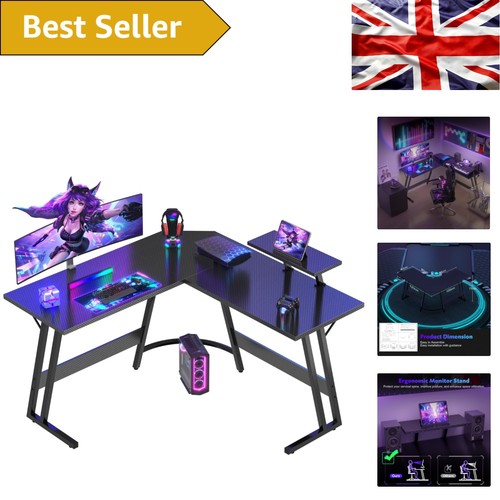 Spacious shaped gaming desk - gaming,