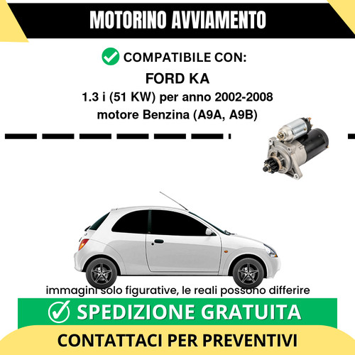 Motorino avviamento ford - motorino, ka