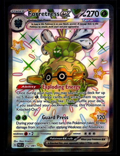 Pokemon forretress 212 - forretress, 212/091